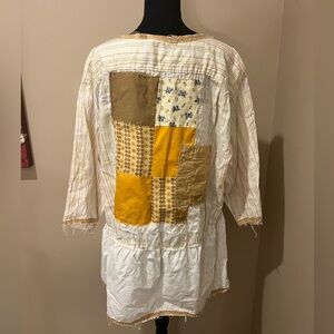 Tommy Bahama Striped Patchwork  Boho Island Vibes Swim Suit Coverup, XL